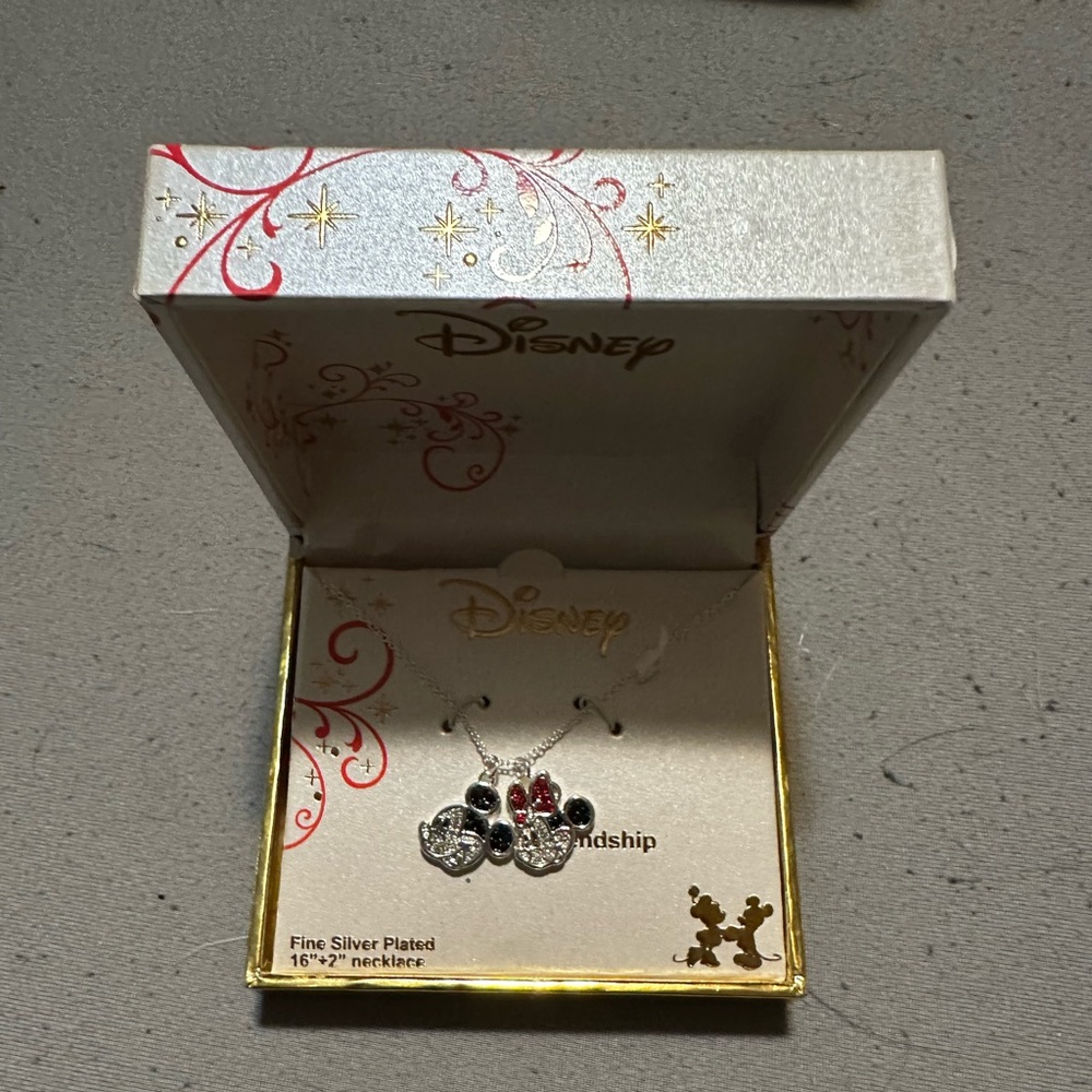 Disney Mickey & Minnie Necklace